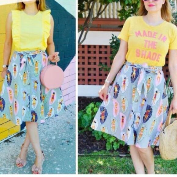 Anthropologie Eva‎ Franco Sunbather Skirt - Picture 3 of 11